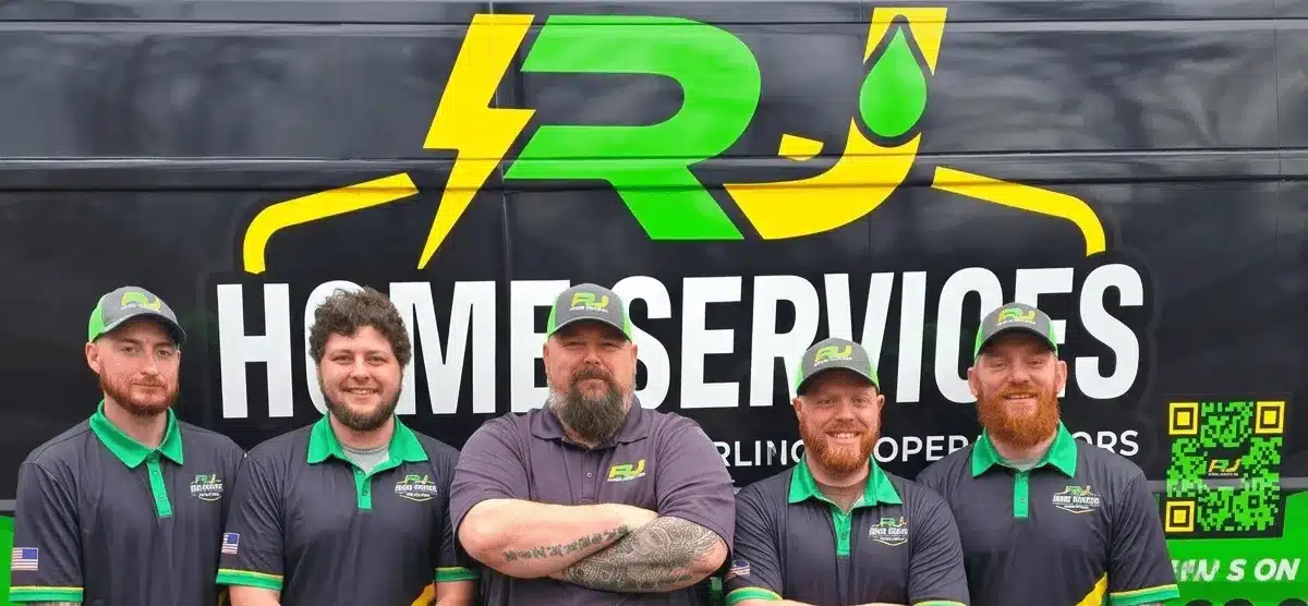 RJ Home Services plumbing and electrical team